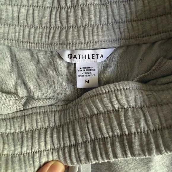 Athleta Light Gray Women's Joggers - Picture 6 of 7
